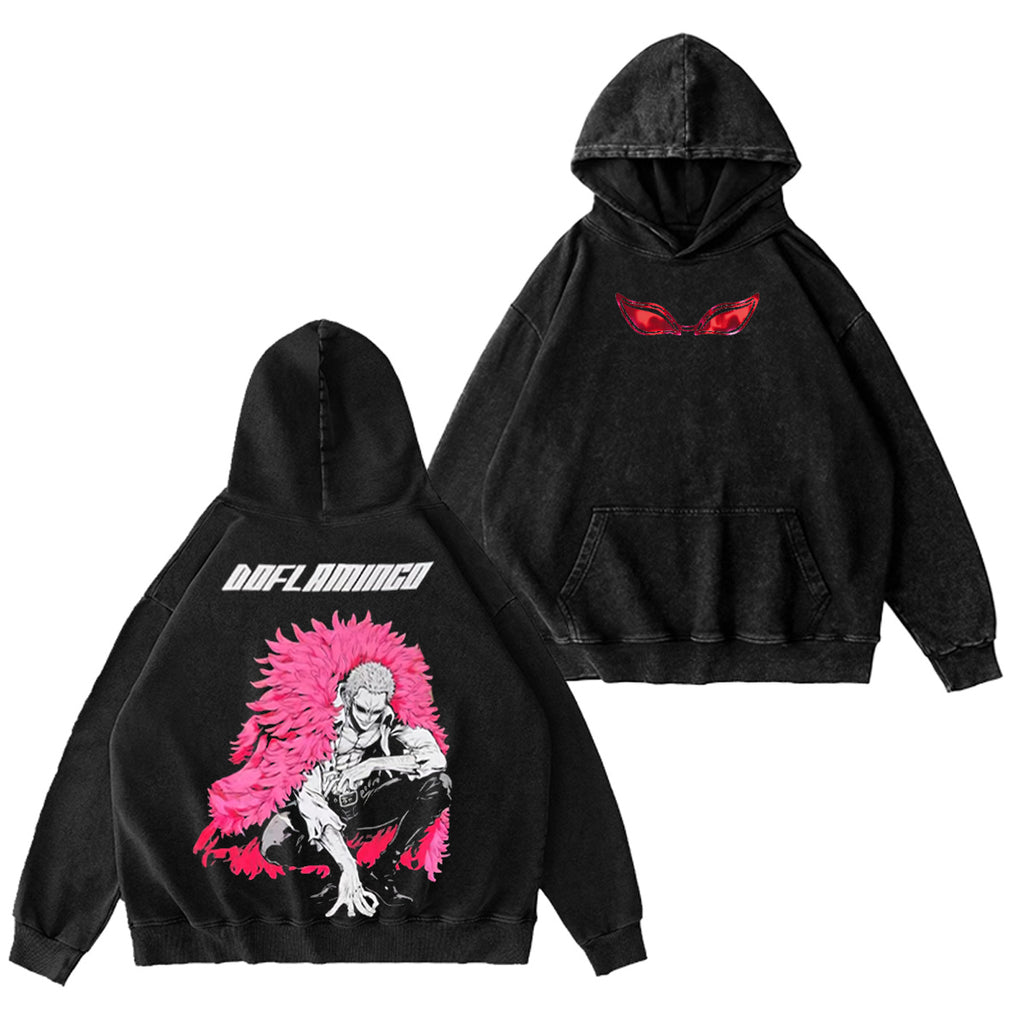 Donquixote Doflamingo One Piece Washed T-shirt/Crewneck/Hoodie