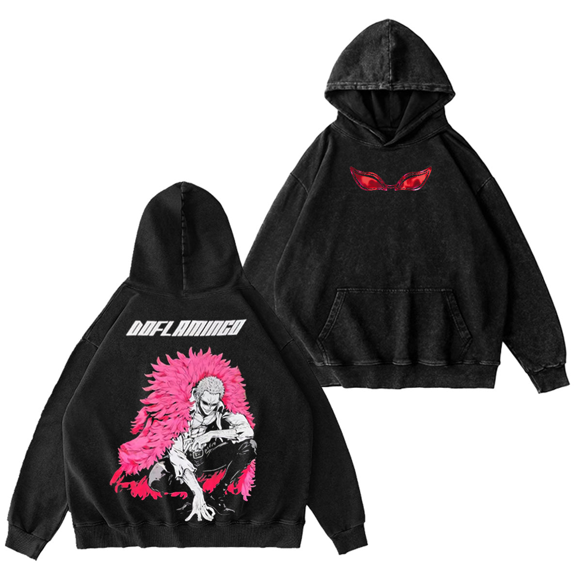 Donquixote Doflamingo One Piece Washed T-shirt/Crewneck/Hoodie