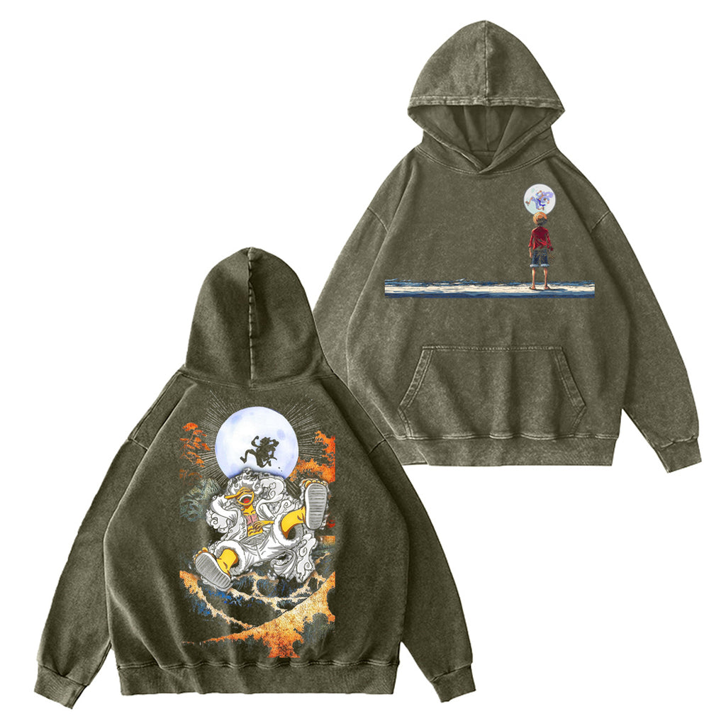 One Piece Washed T-shirt/Crewneck/Hoodie