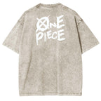 Nico Robin x One Piece Anime Double Printed Vintage Washed Tee