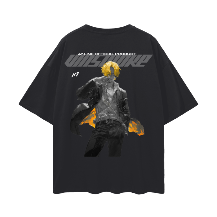 Black Leg Y2K Streetwear Shirt Black