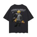 Black Leg Y2K Streetwear Shirt Black