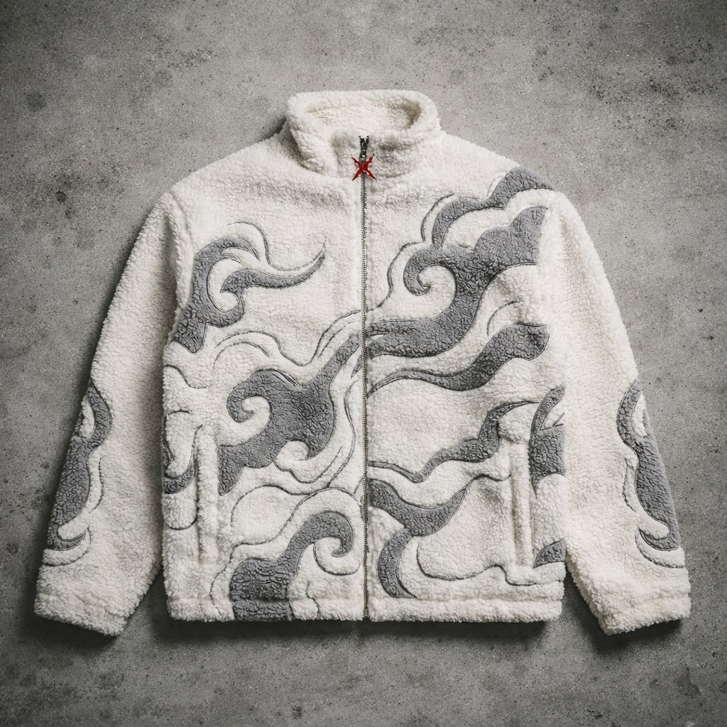 Luffy Gear 5 Sherpa Fleece Jacket