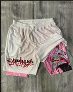 Neon Genesis Evangelion Printed Sports Gym Shorts
