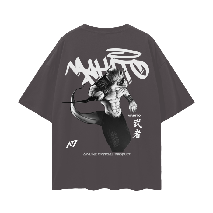 Manipulator of Flesh Graffiti Streetwear Shirt Grey