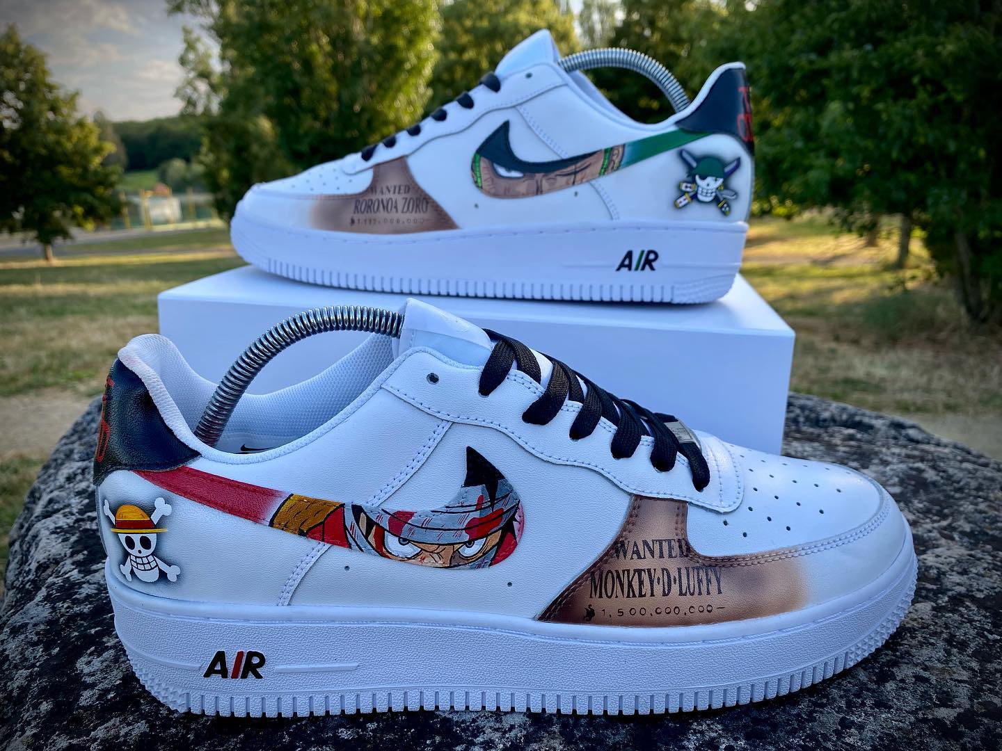 One Piece onkey D. Luffy x Roronoa Zoro Obito 1 Anime Shoes!!
