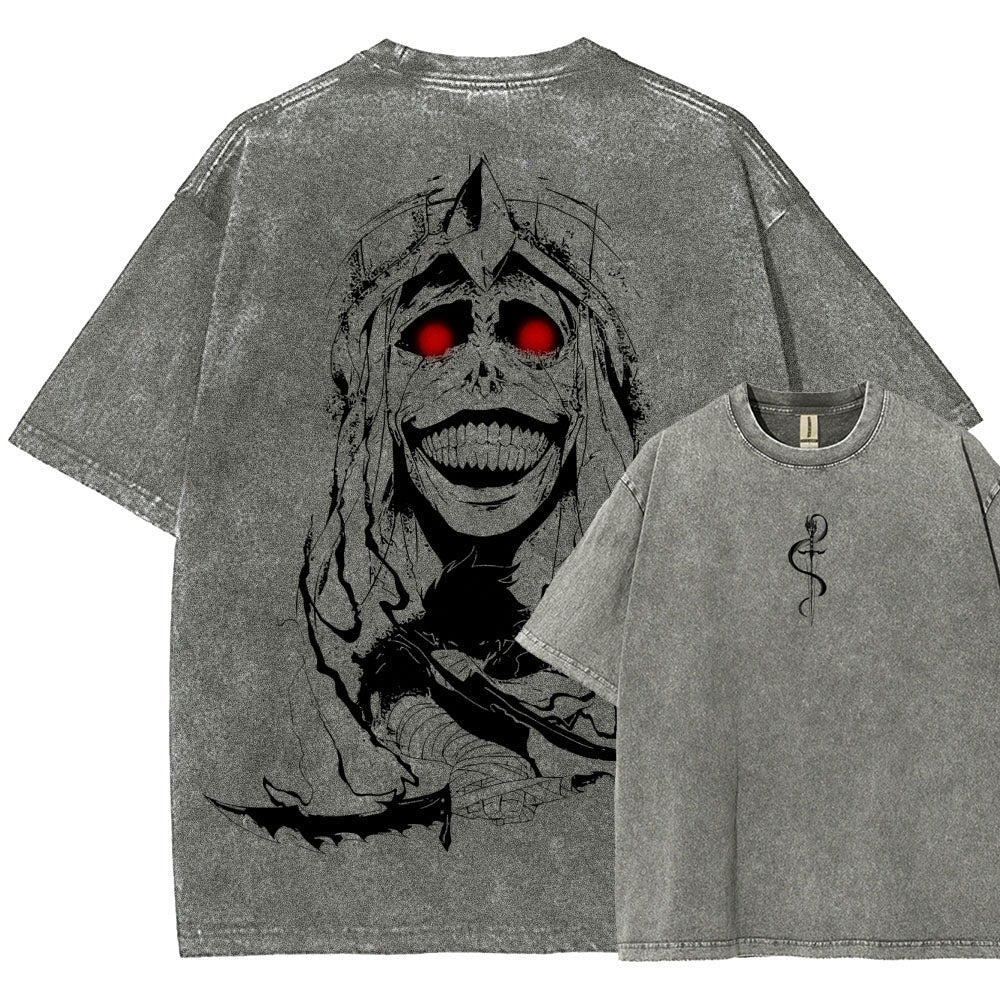 solo leveling Unisex Fit Washed T-Shirt 2502004303