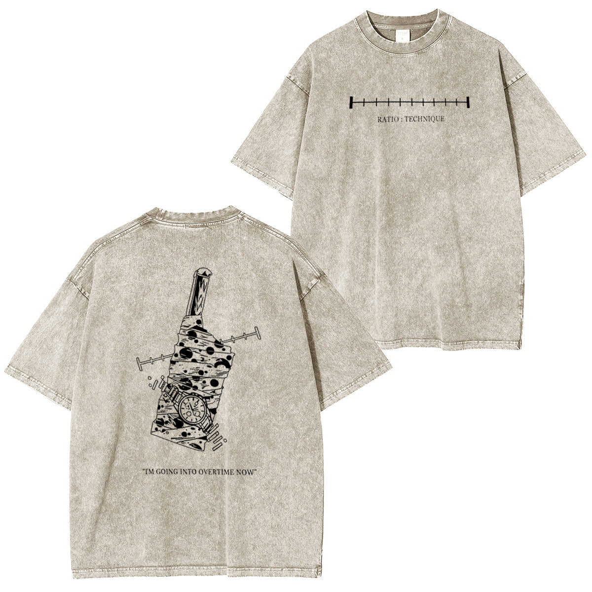 IM GOING INTO OVERTIME NOW-funny Vintage washed T-shirt/Crewneck/Hoodie