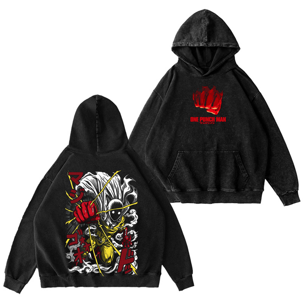 One-Punch Man Vintage Washed T-shirt/Crewneck/Hoodie
