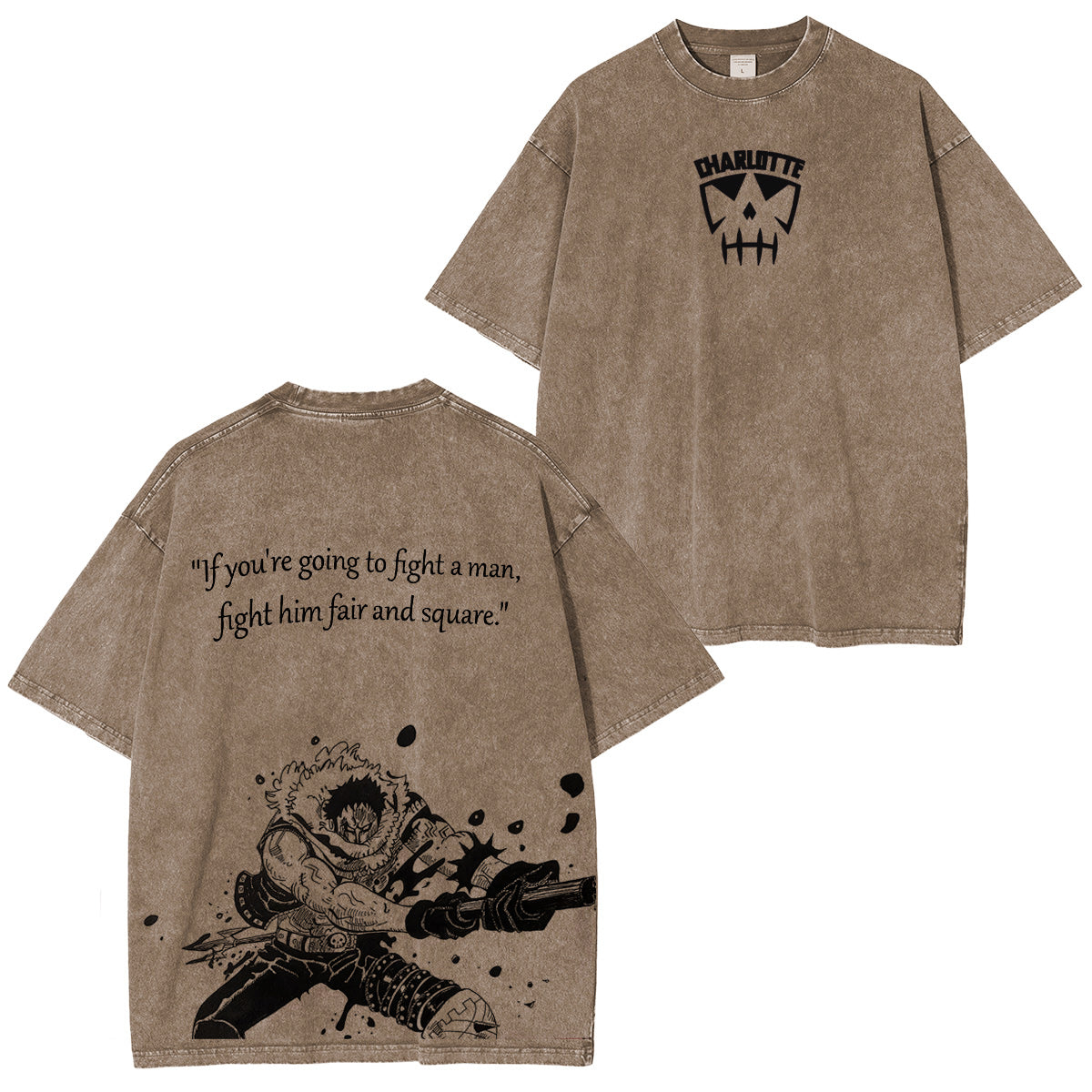 One Piece：Charlotte Vintage washed T-shirt/Crewneck/Hoodie