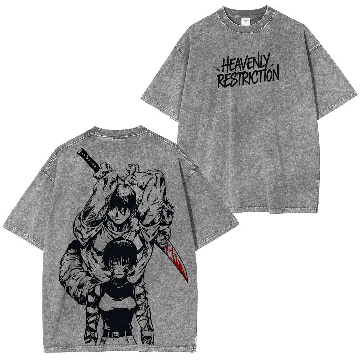 Jujutsu Kaisen :Toji the Heavenly Tyrant Vintage washed T-shirt/Crewneck/Hoodie