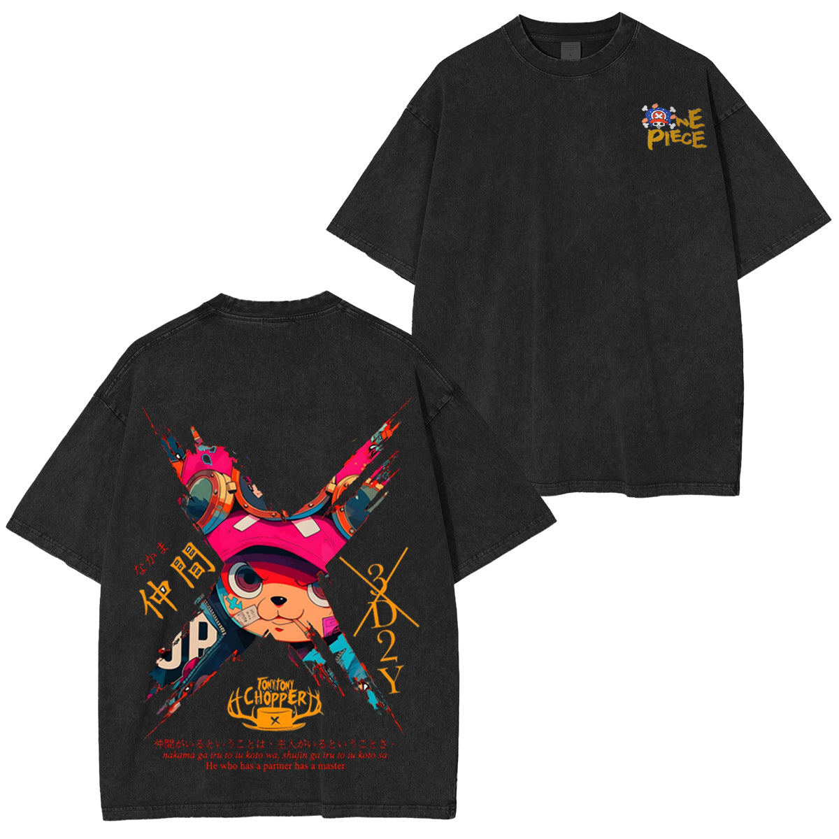 One Piece Vintage Washed T-shirt/Crewneck/Hoodie