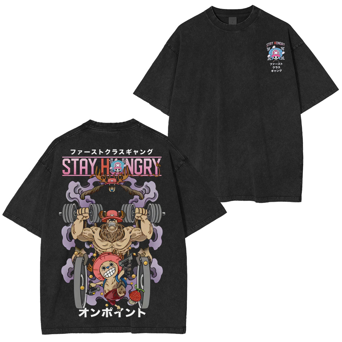 One Piece Vintage Washed T-shirt/Crewneck/Hoodie