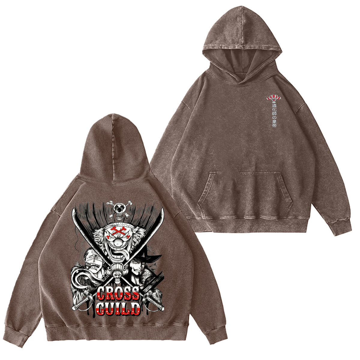 One Piece Vintage Washed T-shirt/Crewneck/Hoodie