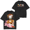 Demon Slayer Christmas Vintage Washed T-shirt/Crewneck/Hoodie