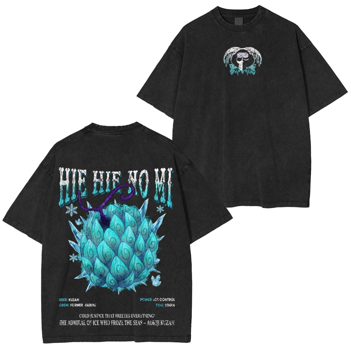 Hie Hie no Mi One Piece Vintage Washed T-shirt/Crewneck/Hoodie