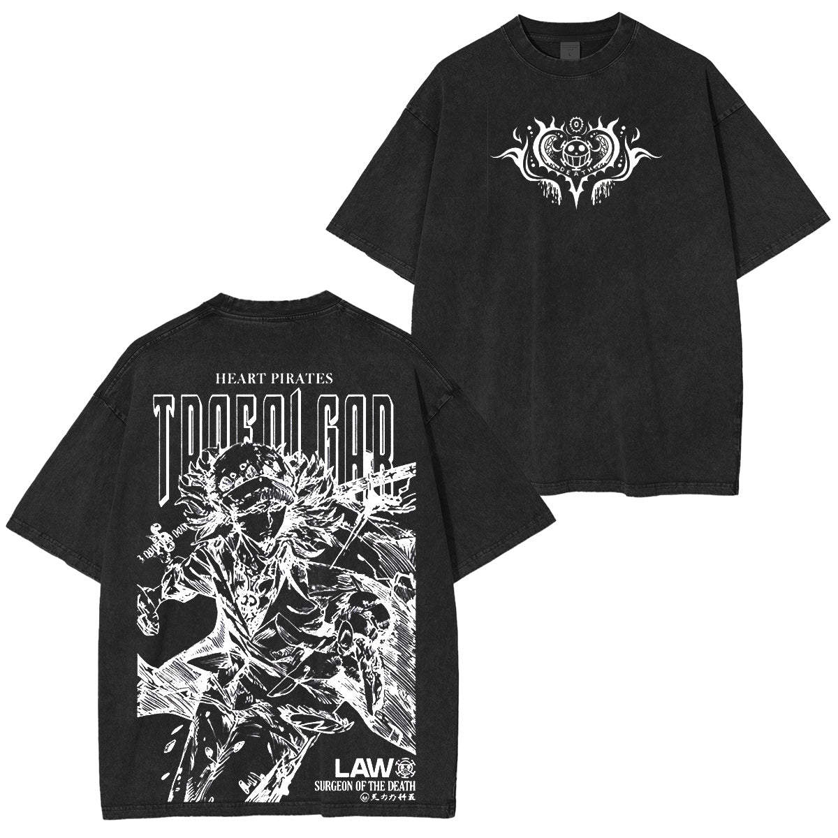 ONE PIECE  Vintage washed T-shirt/Crewneck/Hoodie