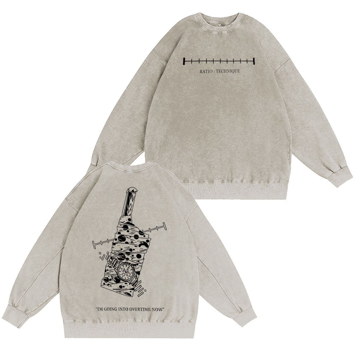 IM GOING INTO OVERTIME NOW-funny Vintage washed T-shirt/Crewneck/Hoodie