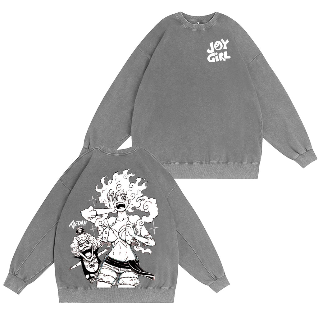 One Piece :Nika SunGod Vintage washed T-shirt/Crewneck/Hoodie