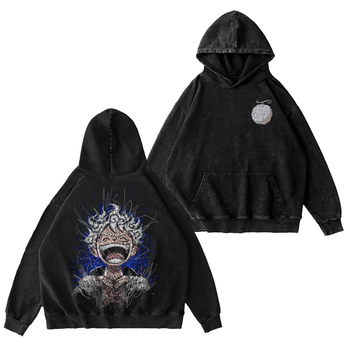 Monkey D. Luffy One Piece Washed T-shirt/Crewneck/Hoodie