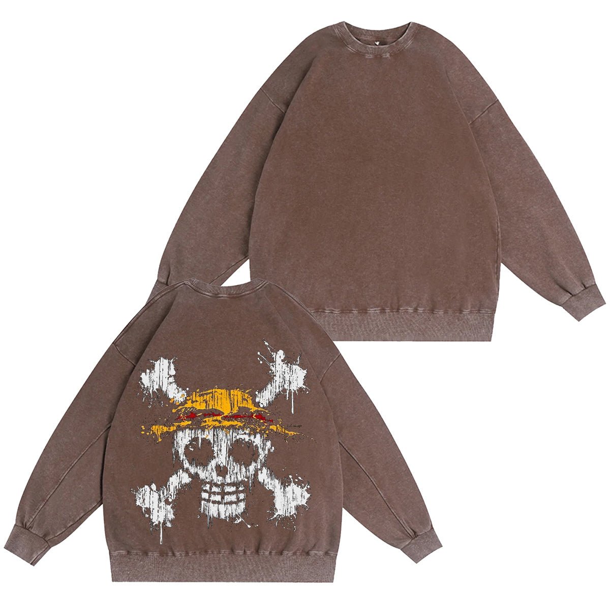 Luffy One Piece Washed T-shirt/Crewneck/Hoodie