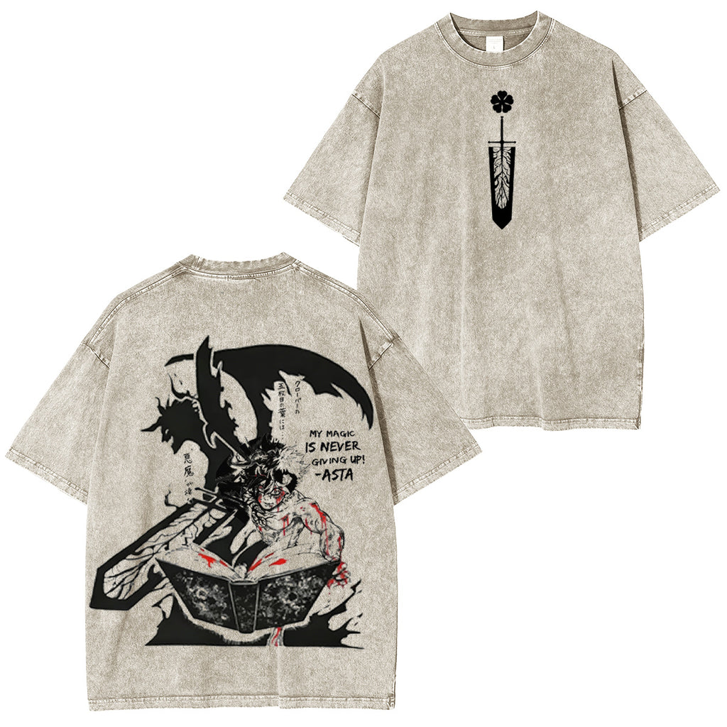 Black Clover Washed T-shirt/Crewneck/Hoodie