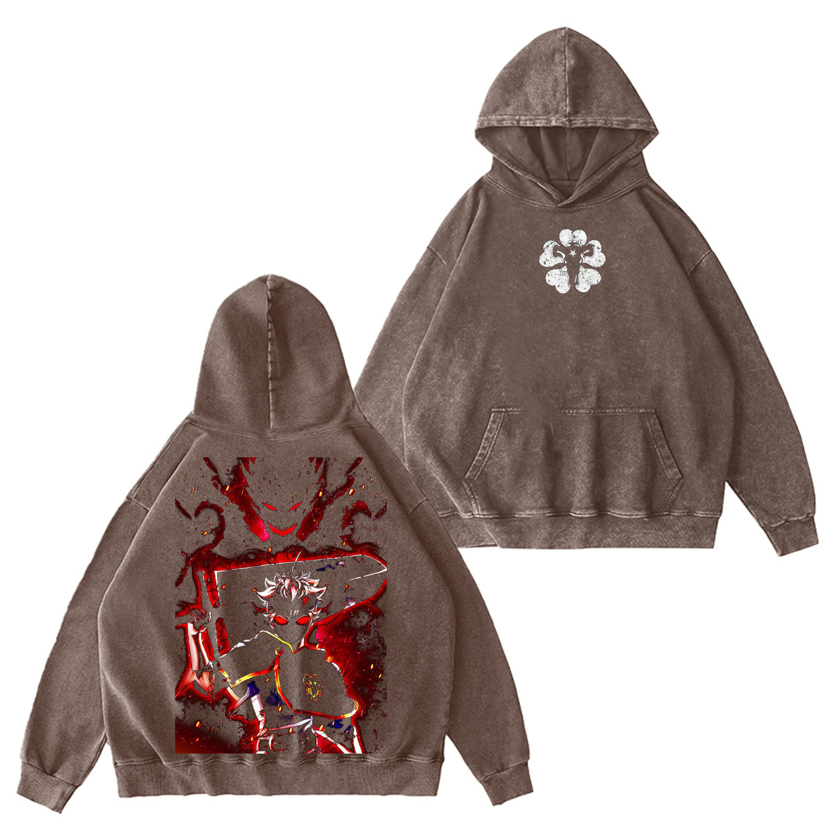 Black Clover Washed T-shirt/Crewneck/Hoodie
