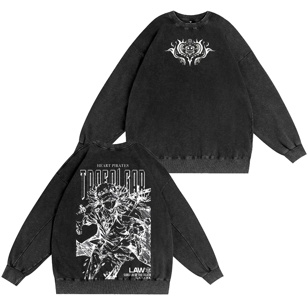 ONE PIECE  Vintage washed T-shirt/Crewneck/Hoodie