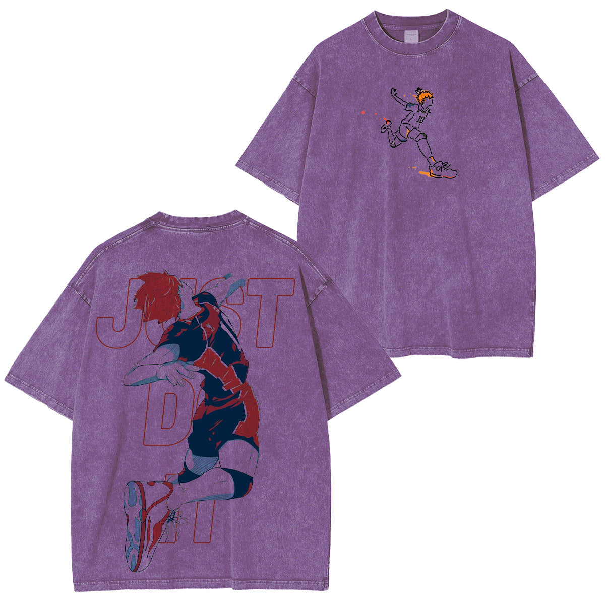Haikyu!!  :Shoyo Hinata Vintage washed T-shirt/Crewneck/Hoodie