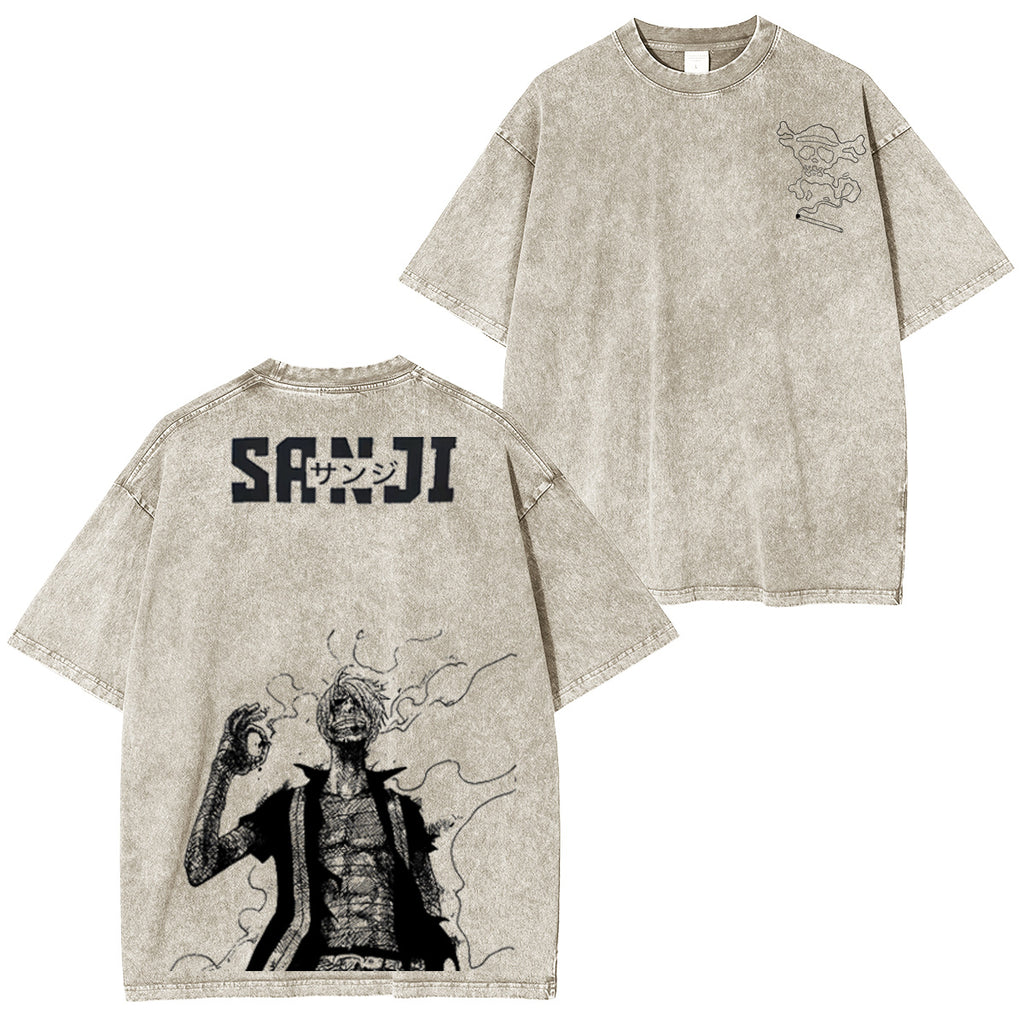 One Piece Washed T-shirt/Crewneck/Hoodie