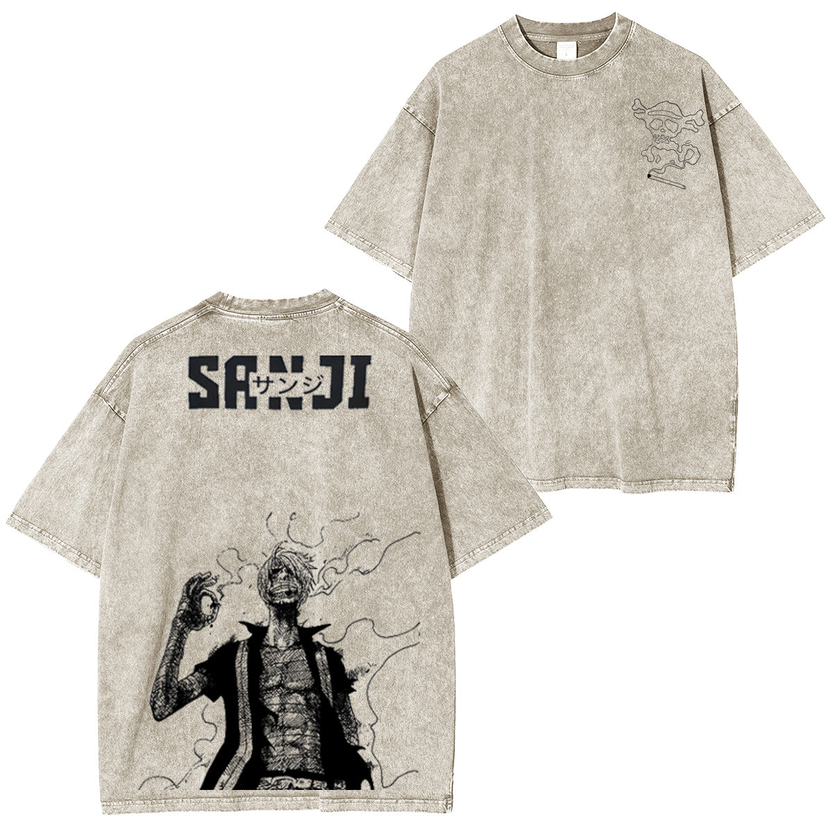 One Piece Washed T-shirt/Crewneck/Hoodie