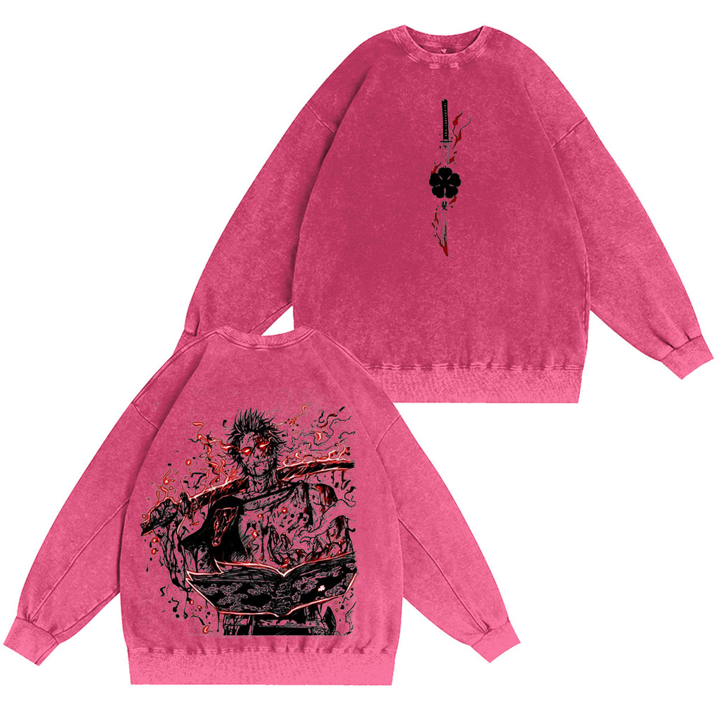 Black Clover Washed T-shirt/Crewneck/Hoodie