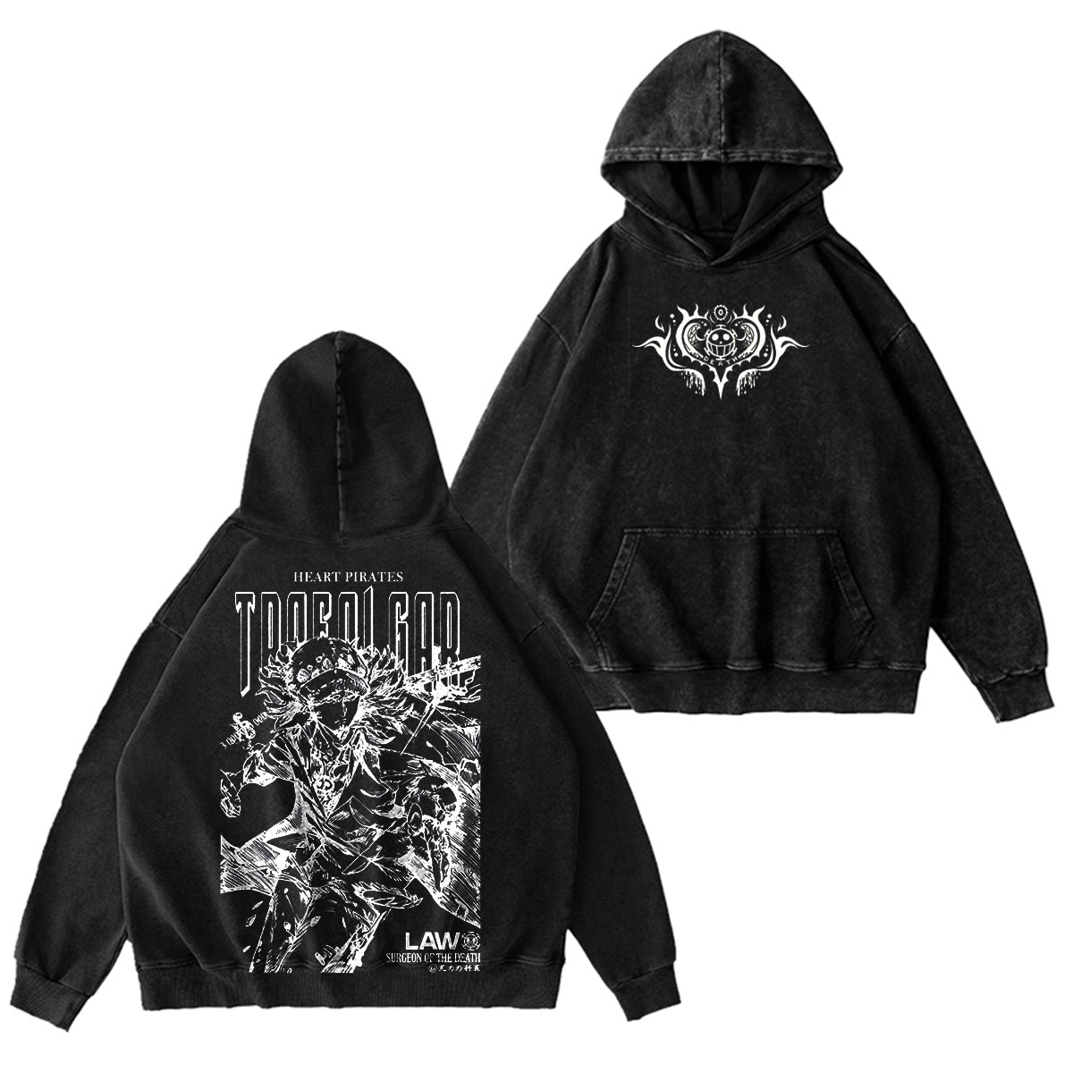 ONE PIECE  Vintage washed T-shirt/Crewneck/Hoodie