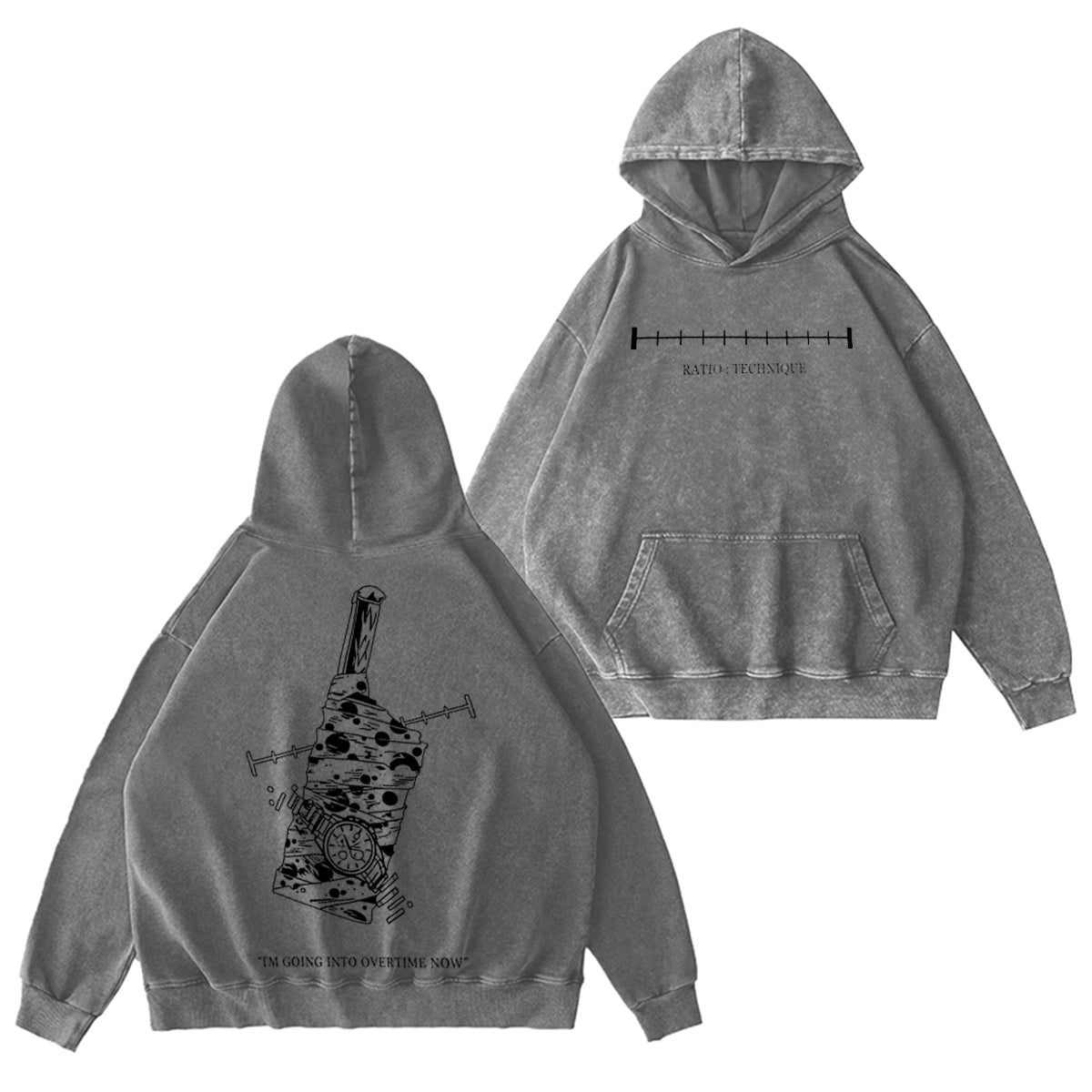 IM GOING INTO OVERTIME NOW-funny Vintage washed T-shirt/Crewneck/Hoodie
