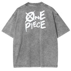 Nico Robin x One Piece Anime Double Printed Vintage Washed Tee