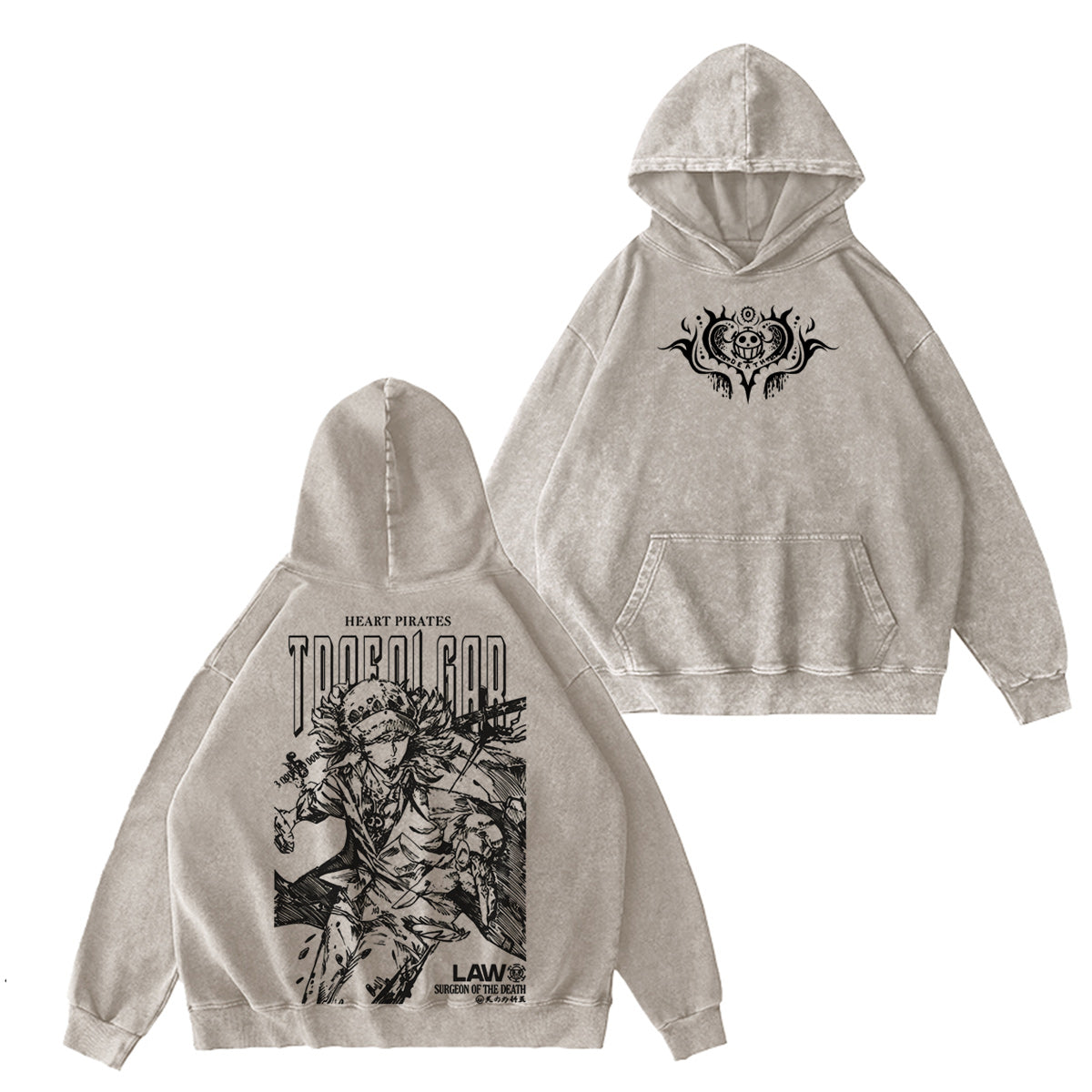 ONE PIECE  Vintage washed T-shirt/Crewneck/Hoodie
