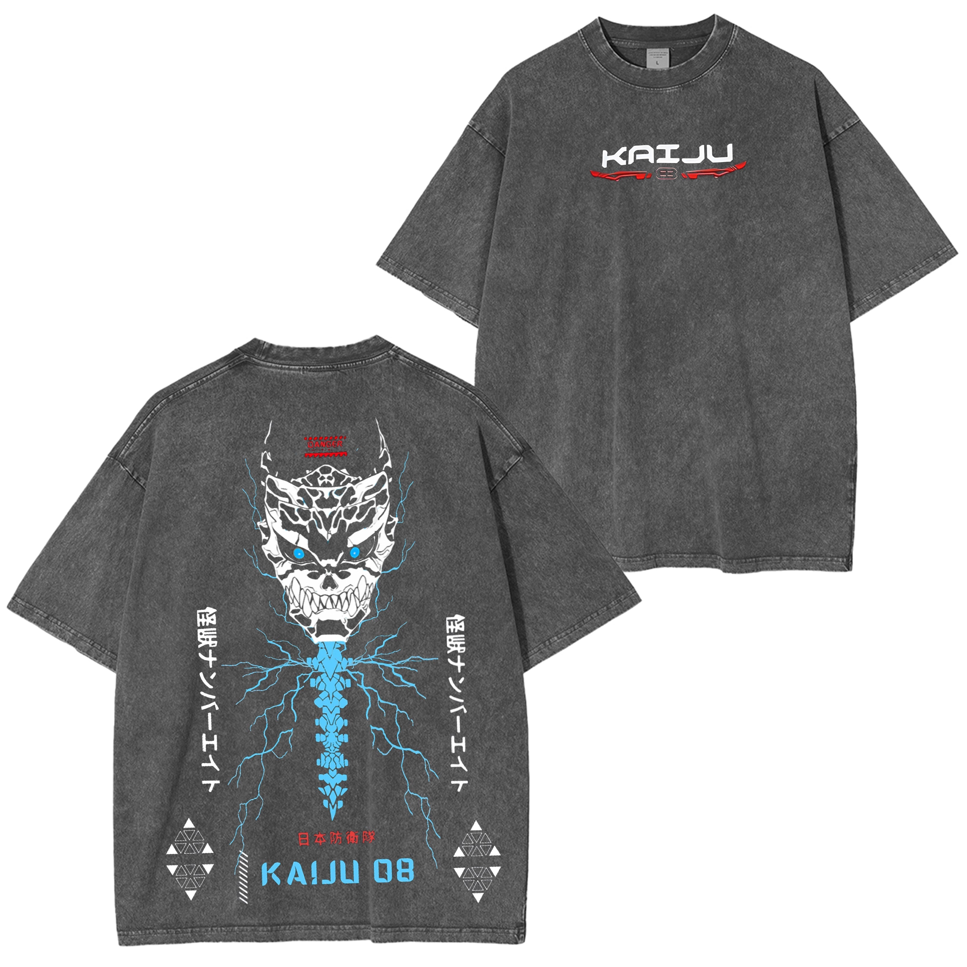 Kaiju No. 8 Oversize Vintage Washed T-Shirt