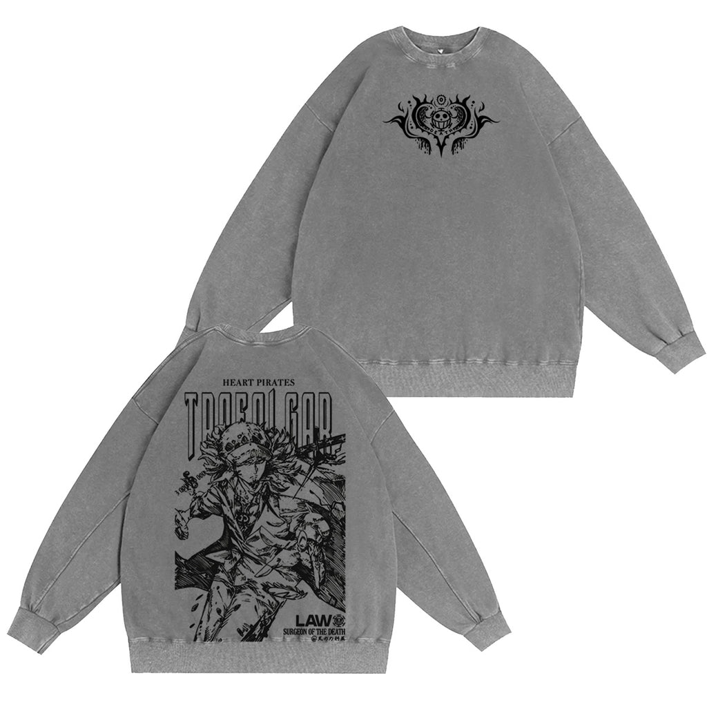 ONE PIECE  Vintage washed T-shirt/Crewneck/Hoodie