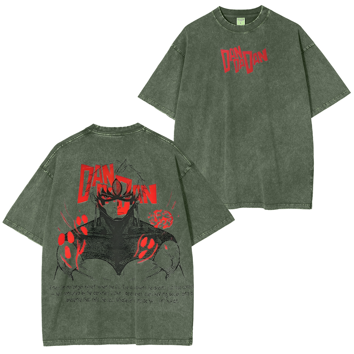 Dandadan Vintage Retro Wash Tee