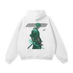 Pirate Hunter Y2K Streetwear Hoodie White