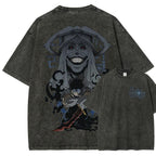 solo leveling Unisex Fit Washed T-Shirt 2502004266