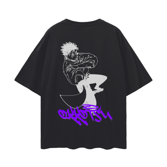 Cursed Companion Graffiti Streetwear Shirt Black