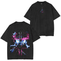 Black Clover Anime Double Printed Vintage Washed Tee Unisex