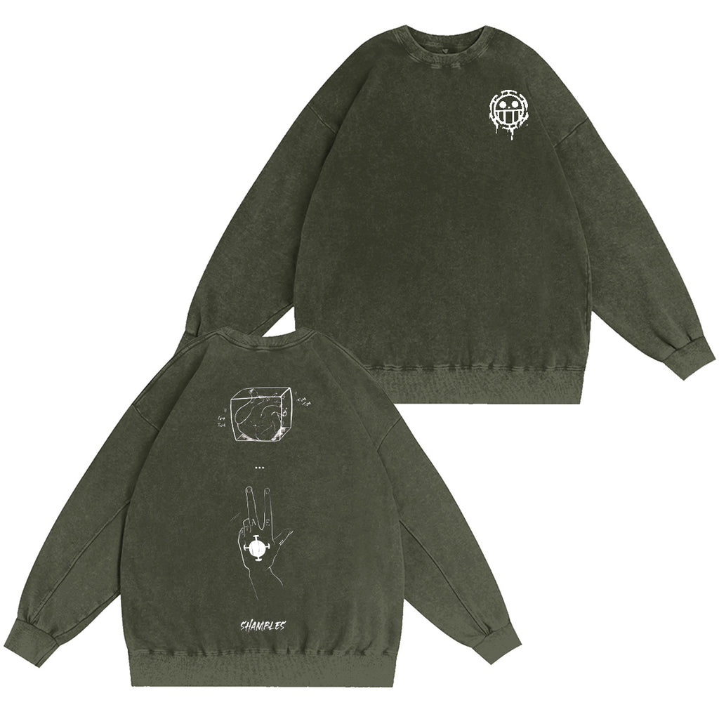 One Piece Vintage Washed T-shirt/Crewneck/Hoodie