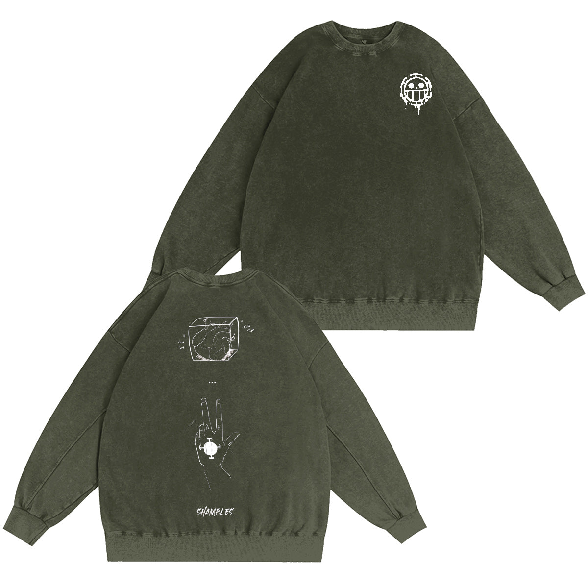 One Piece Vintage Washed T-shirt/Crewneck/Hoodie