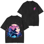 Demon Slayer vintage Zenitsu Washed T-shirt/Crewneck/Hoodie