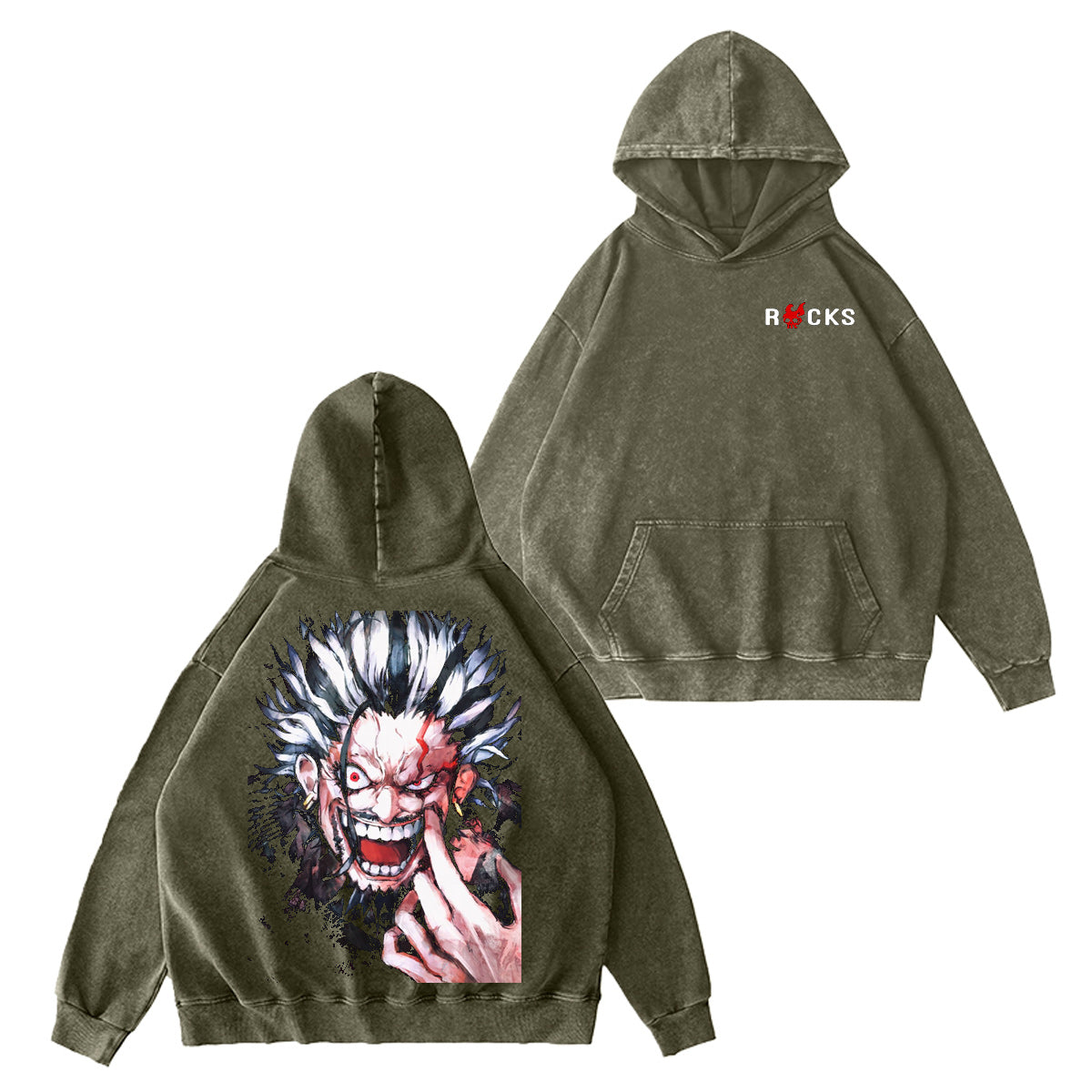 Rocks D Xebec One Piece Vintage Washed T-shirt/Crewneck/Hoodie