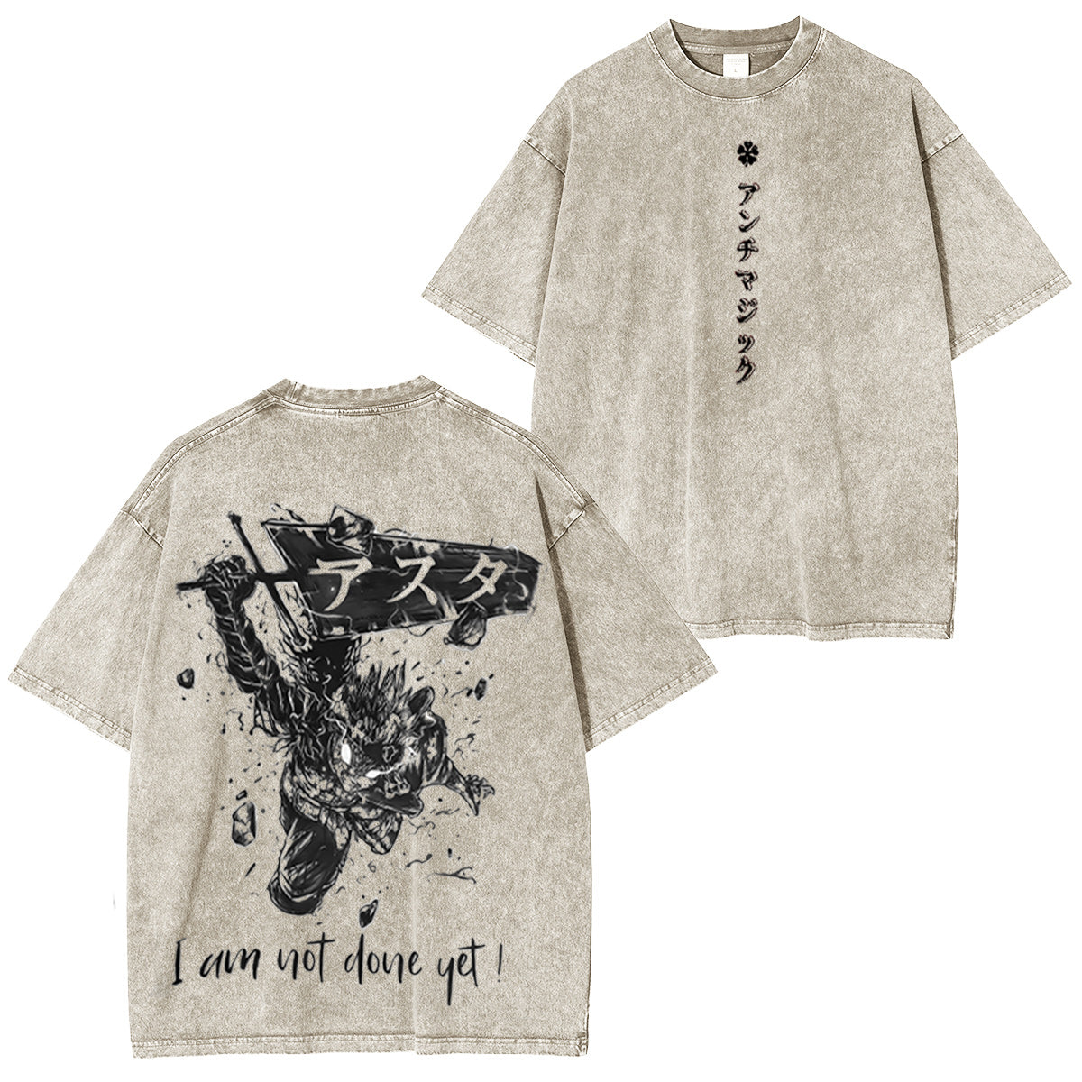 Black Clover Washed T-shirt/Crewneck/Hoodie