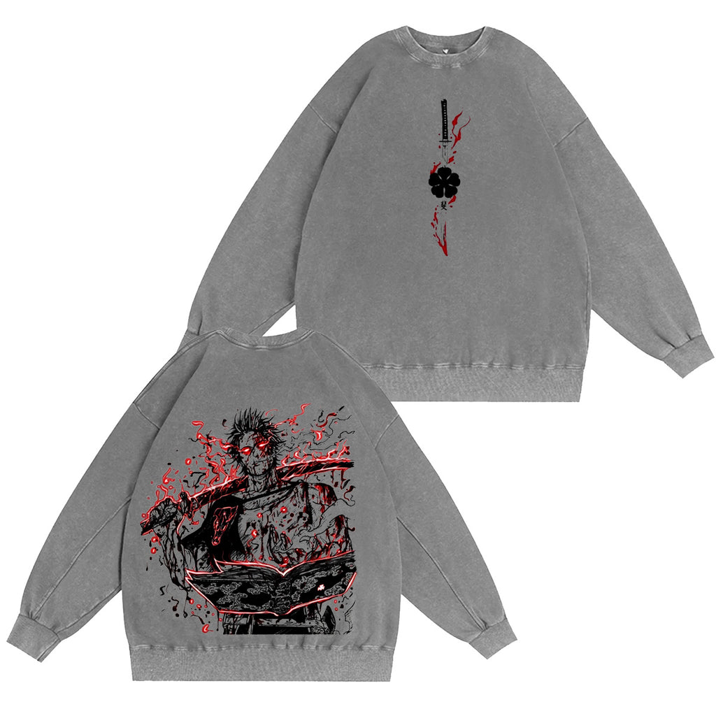 Black Clover Washed T-shirt/Crewneck/Hoodie