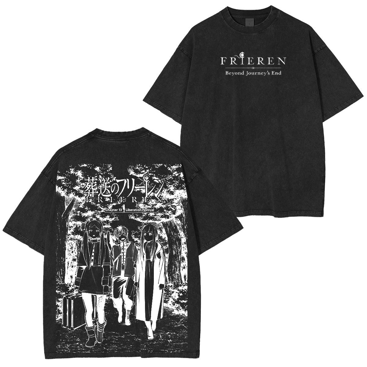 Frieren: Beyond Journey's End Vintage washed T-shirt/Crewneck/Hoodie